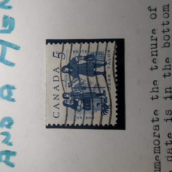 1962 Canadian Stamp For Jean Talon - Picture 3 of 3